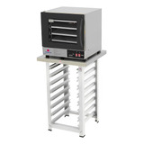 Kit Forno Bancada Prp004 Plus Preto 220v Mesa Mes004 Progas