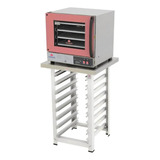 Kit Forno Bancada Prp004 Plus Rosa 220v + Mesa Mes004 Progas