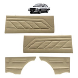 Kit Forro De Porta Chevette Courvim Bege 1972 A 1995 4pçs