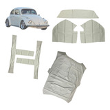 Kit Forro Interno Teto Fusca Ano 72 Ate 96 Branco Perfurado