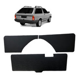 Kit Forro Porta Malas Parati Quadrada 80/95 Preto C/limpador