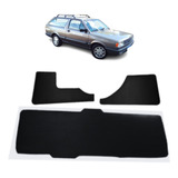 Kit Forro Porta Malas Parati Quadrada 80/95 Preto S/limpador
