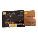 Kit Fotógrafo Nikon D3400 18-55mm +
