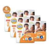 Kit Fralda Pom Pom Derma Protek Jumbo G 144un