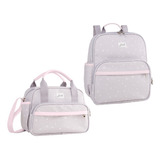 Kit Frasqueira De Maternidade E Mochila Bebê Star Just Baby