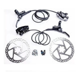 Kit Freio A Disco Hidráulico Absolute Mtb Rotor 160mm Par
