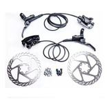 Kit Freio A Disco Hidráulico Absolute Mtb Rotor 160mm Par