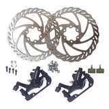 Kit Freio A Disco Inviktus Mecânico Disco Pinças Rotor Bike