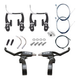 Kit Freio V Brake Nylon Pino Completo + Cabo E Conduite