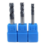Kit Fresa Topo Metal Duro 3mm,4mm,6mm Com Cobertura Tialn.