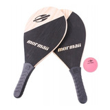 Kit Frescobol Logo Mormaii 2 Raquetes + 1 Bola Original