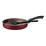 Kit Frigideira Reta C/espátula Original Tramontina 22cm 1,7l