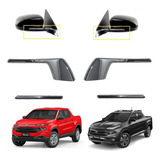 Kit Friso Acabamento Cromado Retrovisor Fiat Toro Original