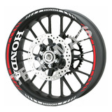 Kit Friso Adesivo Refletivo Roda Logo Honda Borda Interna