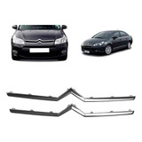 Kit Friso Cromado Capô Parachoque Citroen C4 Hatch 2007/2013