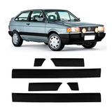 Kit Friso Lateral Gol Gl 91 92 Voyage Parati Saveiro Preto