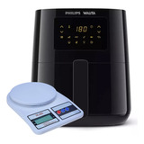 Kit Fritadeira Airfryer Philips Walita 4.1 + Balança Digital Cor Preto 110v
