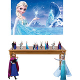 Kit Frozen 8 De Mesa 2 De Chão +painel Para Festa 100 X 0,70