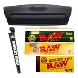 Kit Fumo Bolador Seda Piteira Raw Porta Cigarros 