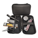 Kit Fumo C Dichavador + Estojo Case Bag + Mocó Itens Preto