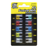 Kit Fusivel Automotivo Lamina Mini 10 Pças 5/10/15/20/25/30