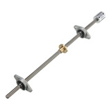 Kit Fuso Tr8 X 350mm Passo 2mm + Acoplamento 6,35x8mm+ Kfl08