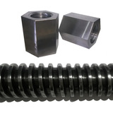 Kit Fuso Trapezoidal 20 Passo 4 2000 Mm + 2 Porca Sextavada