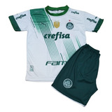 Kit Futebol Palmeiras Infantil Uniforme Completo