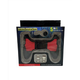 Kit Gamepad Joystick Controle 5 In 1 Botão Gatilho Analógico