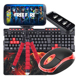 Kit Gamer Celular Mobilador Freefire Barato Com Suporte