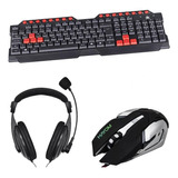 Kit Gamer Mouse Teclado Fone Headset Vinik + Brinde Oferta!