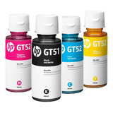 Kit Garrafa De Tinta Hp Gt51 E Gt52 Para Smart Tank 515, 519