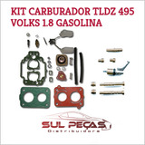 Kit Giclagem Carburador Tldz 1.8 Gasolina Gol Parati Voyage