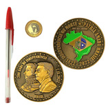 Kit Gigante Challenge Coin Medalha Moeda