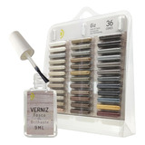 Kit Giz Correção D Móveis 36 Cores Marcenaria Tira Risco Mdf