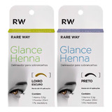 Kit Glance Henna Loiro Escuro + Preto