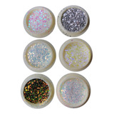 Kit Glitter Unhas Encapsuladas Alongamento Gel