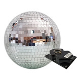 Kit Globo Espelhado 30cm+motor, Discoteca Djs