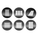 Kit Gobo Godox Sa-09-004 Para Led Da Série S30 S60 Janelas