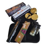 Kit Gold Dichavador Bolador + Maçarico + Seda + Piteira