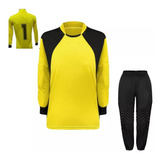 Kit Goleiro Futebol Infantil Camisa E Calça Acolchoada Trb