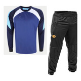 Kit Goleiro Poker: Camisa Ml, Calça Pkr V - Adulto