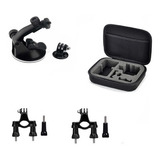 Kit Gopro Hero Maleta Case M Suporte Bike Ventosa