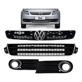 Kit Grade Frontal Gol Voyage Saveiro G5 Milha C/furo 09/12