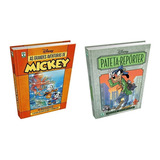 Kit Grandes Aventuras De Mickey & Pateta Repórter Walt Disney Edição De Colecionador Editora Abril Capa Dura
