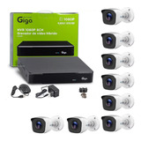 Kit Gravador Dvr Giga 8 Canais