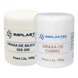 Kit Graxa Silicone Para Pino Da Pinça Freio E Graxa De Cobre