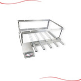Kit Grill Inox De 5 Espetos *sob Medida* - Brasa Grill