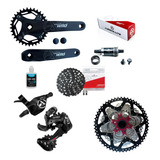 Kit Grupo 12v Absolute Sunrace Completo Bike Mtb 1x12v 11x50