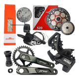 Kit Grupo Absolute 11-52 Com Pedivela. 12v. Completo. Mtb